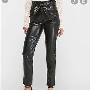 Express faux leather pants